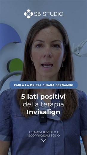 34 reactions | Ma la terapia con Invisalign è davvero vantaggiosa? Ecco i 5 lati positivi raccontati dalla dottoressa Chiara Bergamini, odontoiatra di SB Studio. ✨ Guarda il video e scopri come allineare i denti in modo discreto ed efficace. Prenota ora una prima visita da SB Studio  045 912345  349 642 0692  info@sbstudioverona.it | SB Studio | Facebook