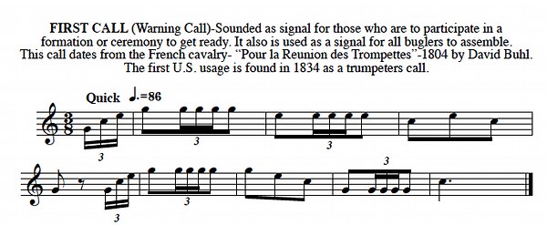 First Call and Call to the Post - Taps Bugler: Jari Villanueva