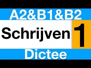 WRITING A2 & B1 & B2 STATE EXAM DICTATION 1 | NT2 #integration #stateexam #dutch