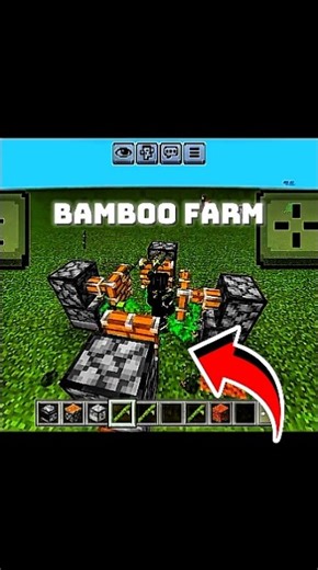 Minecraft BEST Bamboo Farm 🌿 | 1 Stack Bamboo in 10 Seconds ⚡ (Easy Tutorial)