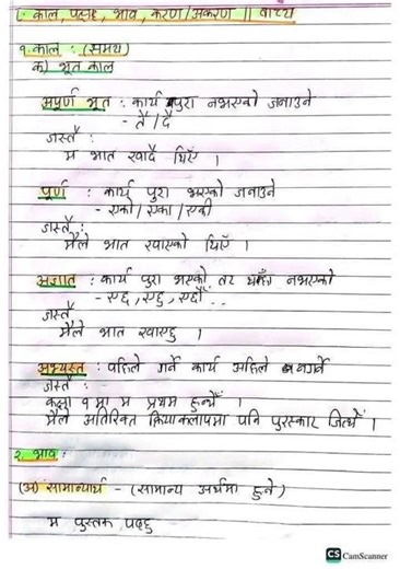 Class 12 Nepali ALL grammar solutions !