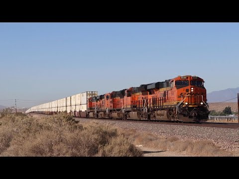 BNSF Compilation 189 Containers Empty & Full