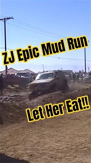 Jeep Grand Cherokee ZJ V8 💪 Mud Hole Mayhem! 🚙💦