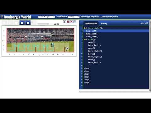 Reeborg's World | Hurdle 1 | Python Programming