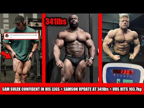 Samson Dauda Posing at 341lbs + Sam Sulek Very Confident in his Legs + Urs Kalecinski hits 130.7kg