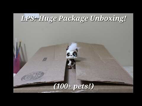Huge LPS Package Unboxing (100+ pets!)