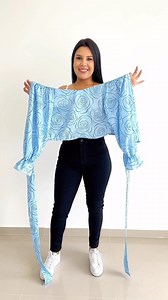 97K views · 2.8K reactions | El tutoríal mas esperado  cómo colocarse nuestras blusa Ágata ‍♀️‍♀️ Quédate hasta el final, el resultado es divino 朗 Una blusa que combinarán con tus mejores jeans y zapatos  ♥️ Disponible en 2 tonos preciosos  S/M/L/Xl | Fernanda Paredes | Facebook