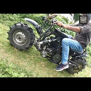 82K views · 1.1K reactions | Captured from a GoPro side view showing how both wheels work together on my handmade 2WD bike. This custom-built machine runs perfectly through any terrain! ‍♂️ If you love unique builds and offroad rides, make sure to follow for more! ️ #BuildsByDinesh #2WDBike #BikerLife #DualDrive #OffRoadBike #CustomBuild | Builds by Dinesh | Facebook
