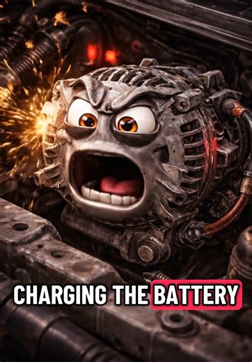 The cold weather isn’t the only reason your battery could leave you stranded. A faulty alternator could also cause this as it’s no longer charging your battery. #fyp #car #funny #meme #creator #2026 #newyear #christmas #cars #breakdown #garage #learning #alternator #battery #cold #partner