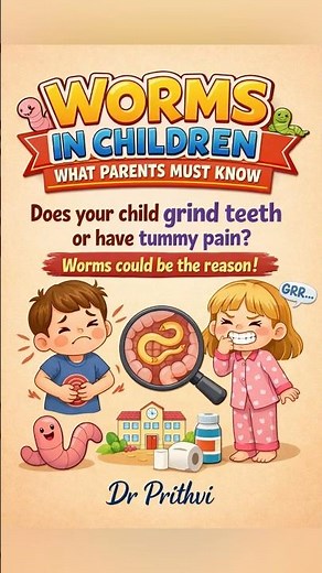 🪱 Worms in Children? Every Parent MUST Know This! | Pediatrician Explains