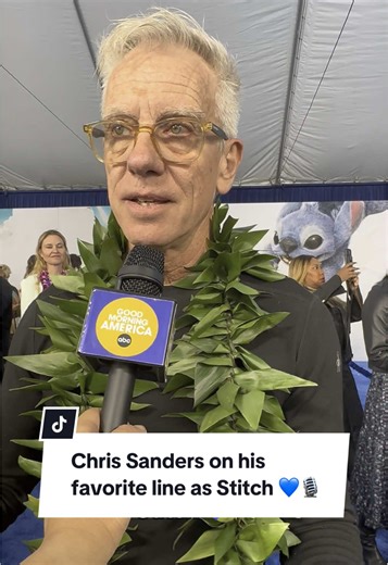 #chrissanders, who is the voice of Stitch, shares his favorite line in the movie @Disney Studios #liloandstitch #ohana