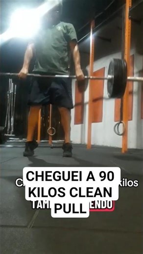 Cheguei a 90kg no Clean Pull 😤🔥