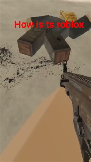 this is NOT roblox (weird blood game is the roblox game name)