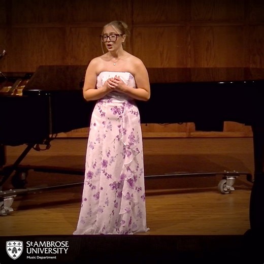 Junior Recital Spotlight - Zinnia Manning “Meadowlark” from The Baker’s Wife (Stephen Schwartz) Zinnia is a junior from Joliet, IL, pursuing a major in Music Education and a minor in Psychology. Zinnia is a student of Dr. Nathan Windt. Zinnia teaches voice, guitar, and ukulele at AM Guitar Works in Davenport. She recently played Ida in the Opera Quad Cities production of "Die Fledermaus." #StAmbrose #musicmajor #juniorrecital #MusicEducation #vocalmusic #musicals | St. Ambrose University Music D