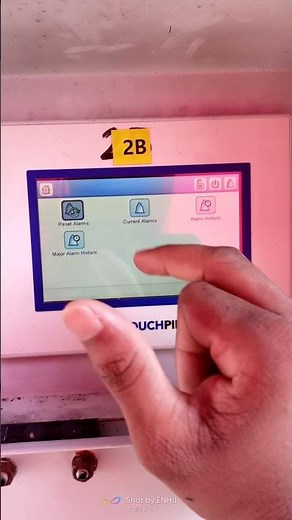 How can I reset Alarm in carrier 30XA chiller by touch pilot