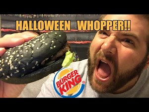 FAT MANS A1 HALLOWEEN WHOPPER REVIEW!!