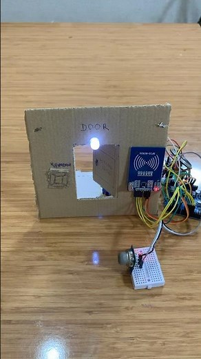 DIY door lock control with Arduino using DFPlayer Mini