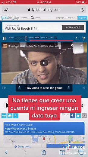 Cómo usar Lyrics Training gratis #english #ingles #practiceenglish #practicaringles #inglesparalatinos #inglesparahispanos #aprenderingles