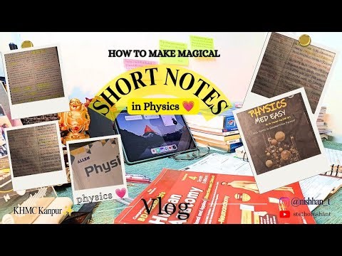 How to make :✨️Magical short notes✨️