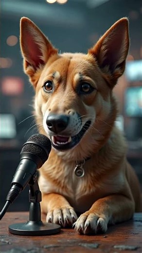 Viral Dog Speaking Into Microphone 🐕🎤