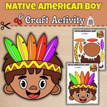 Native American Boy Craft | Cultural craft | Heritage & History Activity