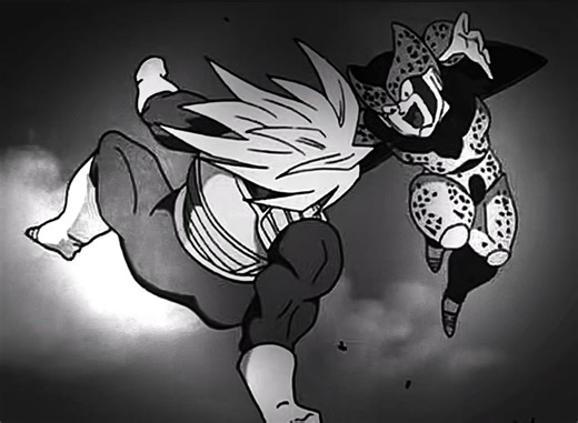 Gohan Battles Cell in Epic Anime Showdown