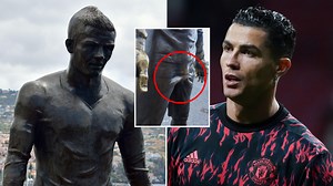 Cristiano Ronaldo Statue's Penis Is 'Worn Out' Because Too Many Fans Grab It