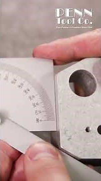 Checking Angles with a Steel Protractor
