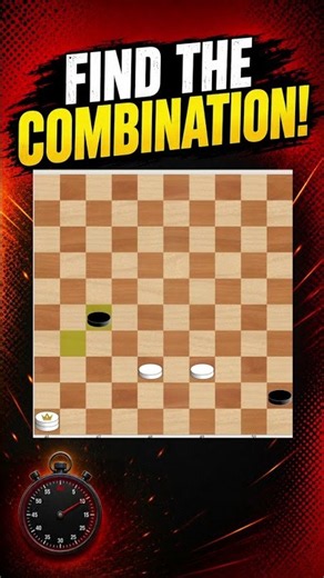 The move that wins the game 🏆 #checkers #boardgames #shorts