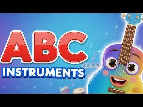 ABC Phonics Song | A to Z Musical Instruments for Kids | Instruments Alphabet Song | Littlunos