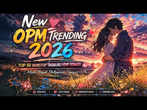 New OPM Trending 2026 💖 Top 50 Nonstop Tagalog Love Songs - Most Played Philippines Songs