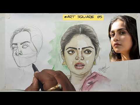Human face drawing tutorial for beginners step by step