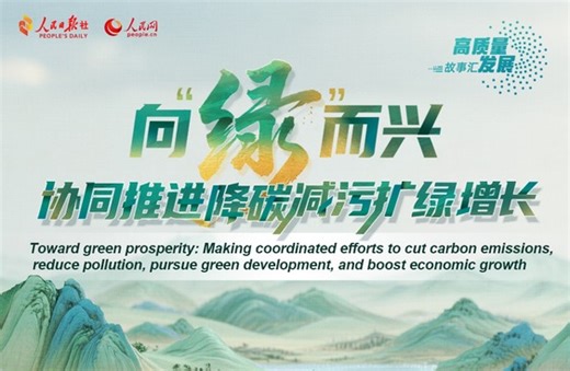 18K views · 28 reactions | Stories of High-Quality Development | Toward green prosperity: Making coordinated efforts to cut carbon emissions, reduce pollution, pursue green development and boost economic growth https://www.globaltimes.cn/page/202508/1340860.shtml | Global Times | Facebook