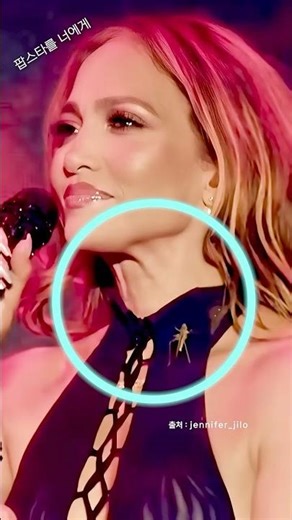Bugs visiting Jennifer Lopez's concert 🦗