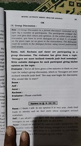 MODEL ACTIVITY SHEET (With full solution)25OR(3) Group Discu... | Filo