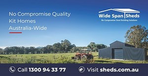 The Cabin Kit Home - Granny Flat | Wide Span Sheds