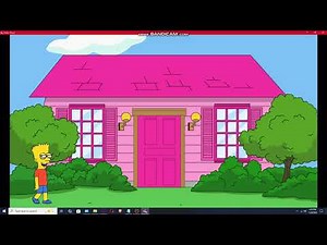 GoAnimate - Simpsons - Bart Simpson Turns the Pink Panthers House Orange - Grounded #goanimate
