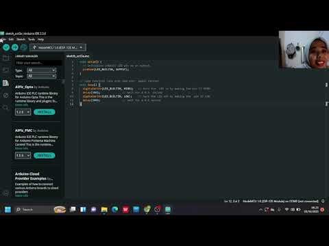 Koneksi Arduino IDE dan Blink Led