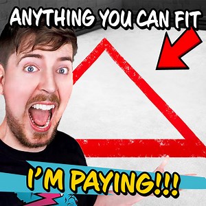 30M views · 172K reactions | If It Fits In The Triangle, IT’S YOURS! | MrBeast | Facebook