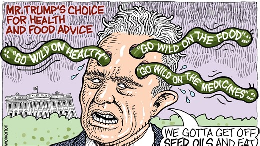 Opinion: No fluoride in water? 11 cartoons about Robert F. Kennedy Jr.'s ideas.