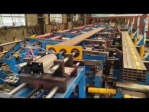 automatic steel tube strapping machine and bundling line
