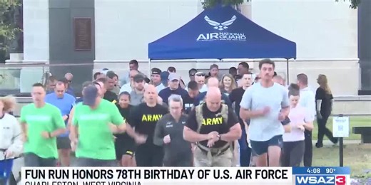 Fun run honors 78th birthday of U.S. Air Force