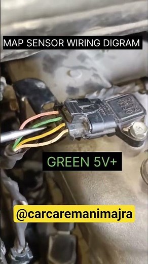 MAP sensor wiring diagram 😳 #automobile #industrialelectrician #carmaintenance #youtubeshorts