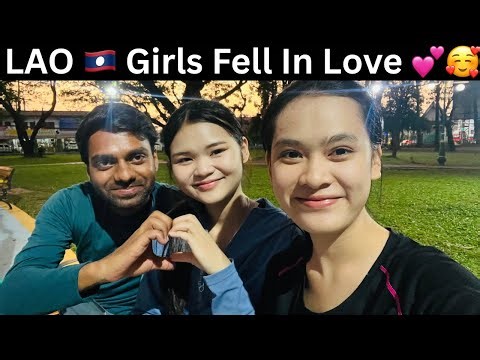 I Got Laos 🇱🇦 Girlfriend At Night Market In Vientiane City 💕🥰 | vientiane night market