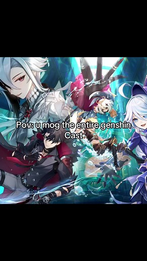 Arlecchino Mogging the Genshin Cast