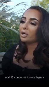 Bridget Wall, now 26, says she married at 16 and - whilst with parental consent it was legal - she feels she was too young. Read the full report from Sky's Lisa Holland: https://trib.al/ytqB5ot | Sky News