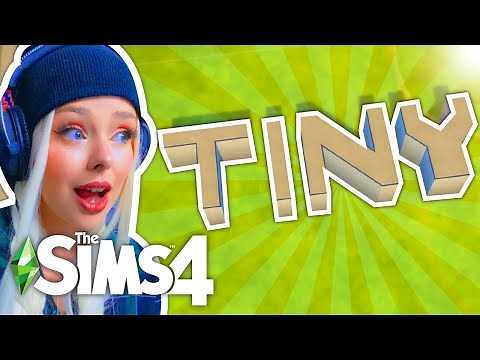 Building a TINY HOME Out of the Word "TINY" // Sims 4 Word Shell Build Challenge