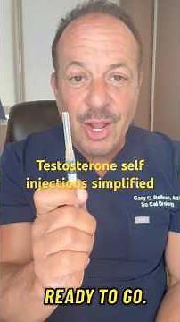 Testosterone self -injections simplified by Dr Gary Bellman #trt #testosteroneinjections #trt1 #fyp