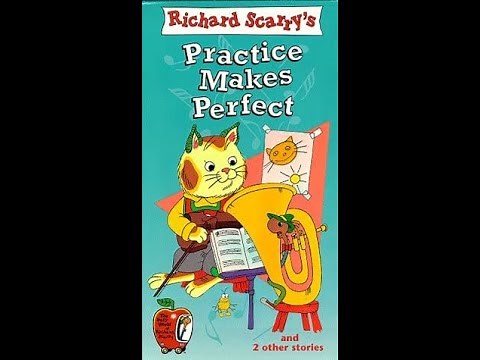 tHe busy world of Richard scarry : Practice Makes Perfect 2001 DVD
