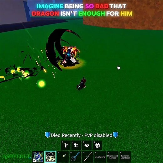 Even Dragon Wasn’t Enough To Fix His Skill Issue 💀😂 | Blox Fruits